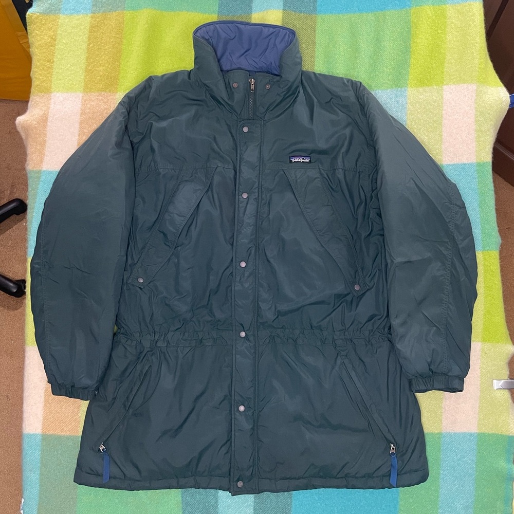 Vintage 90s Patagonia DAS Parka Jacket Green No Hood 84101 Men’s